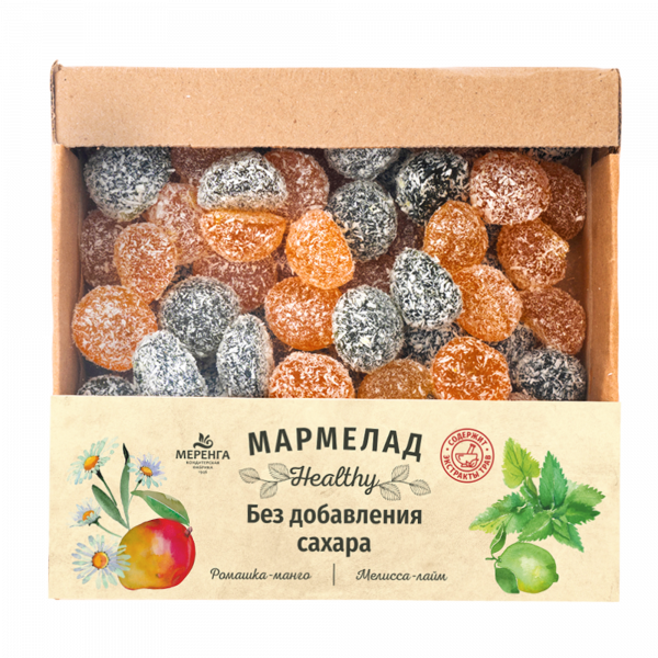 №1 Меренга Мармелад в кокосовой обсыпке Ромашка+Мелисса , 800г     в Оренбурге