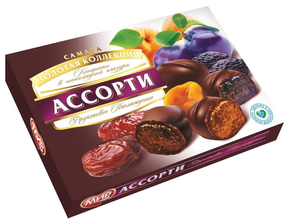  КФ МИР Фруктовое наслаждение (набор шоколадных конфет) 170г в Оренбурге